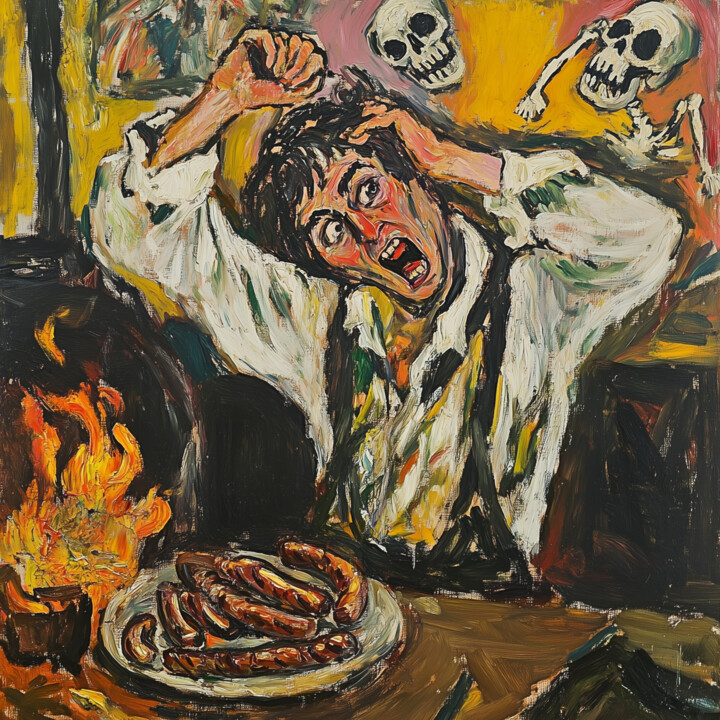 Skeletons’ Feast: A Recipe for Madness 数字艺术