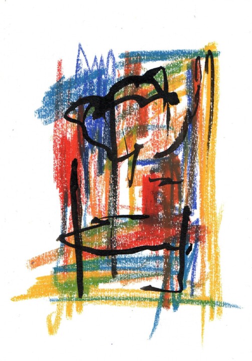 Pétales 描画, 8.3x5.8 in