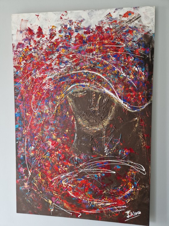 Peinture intitulée "Mystery women" par Irina Yarantseva, Œuvre d'art originale, Acrylique