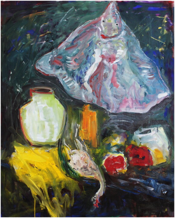 La raie qui dansait 绘画, 39.4x31.9 in