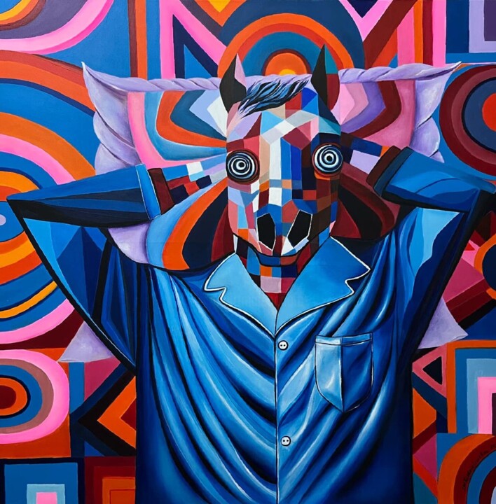 Peinture intitulée "Niedziela" par Sylwia Młodziejewska, Œuvre d'art originale, Acrylique