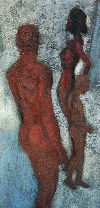 famille mannequin 绘画, 31.5x15.8 in