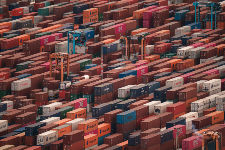 Photography titled "Containers of the P…" by Alex Bold, Original Artwork, Non Manipulated Photography