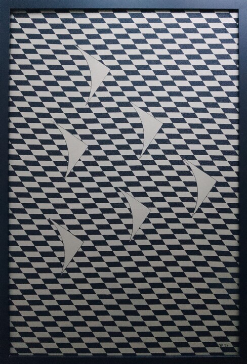 Flying wings 绘画, 23.6x15.8 in