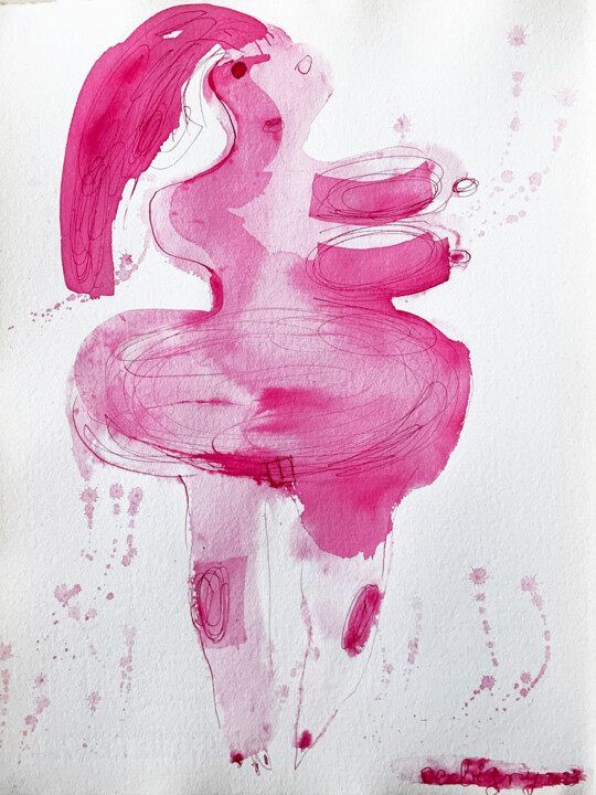 Vénus garance n°3 Tekening, 13x9,8 in