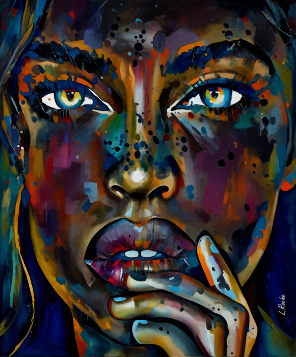 Samantha 24 绘画, 27.6x22.8 in