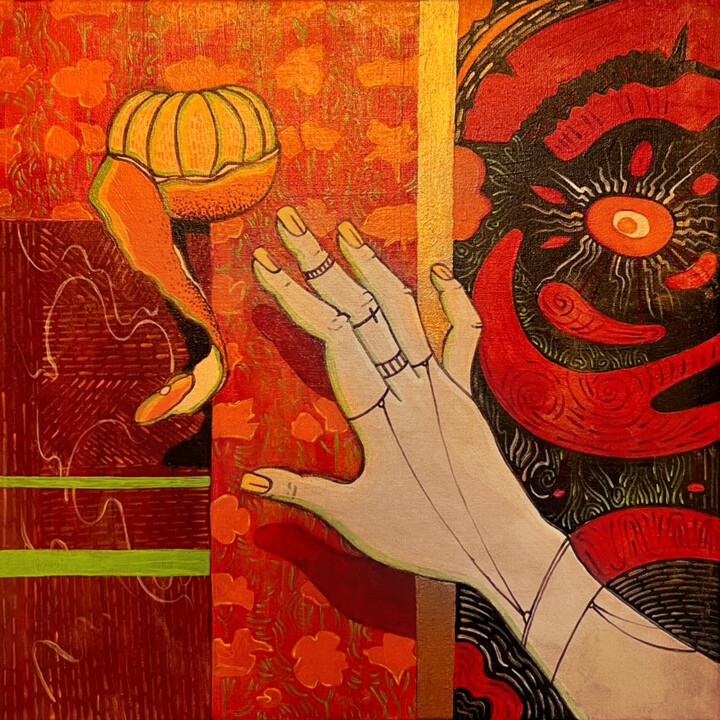 绘画,  11.8x11.8 in 