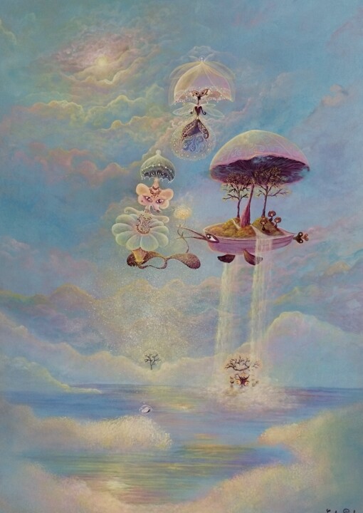 Royaume Opalescent Pittura, 31,5x23,6 in