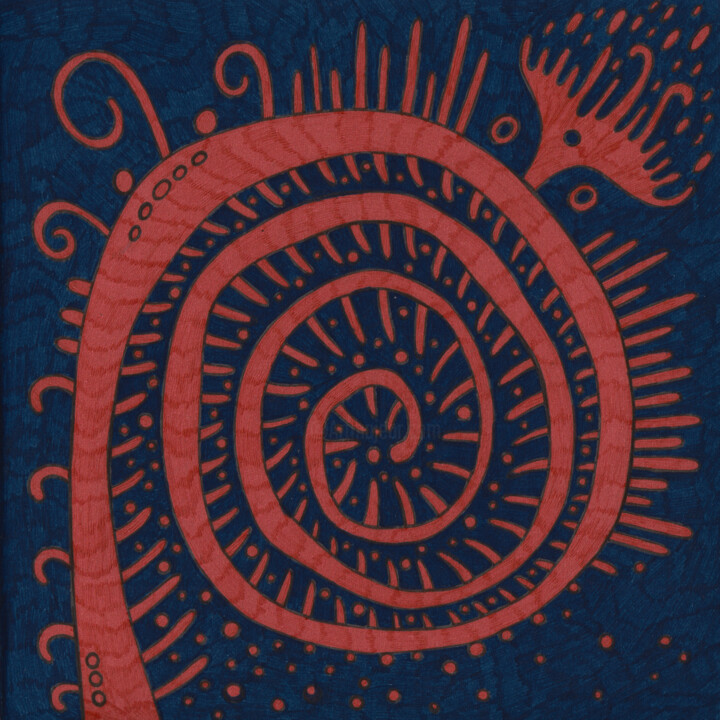 绘画,  4.7x4.7 in 