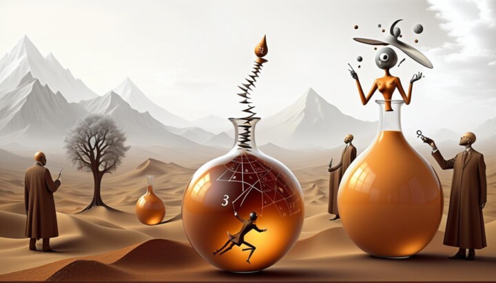 Arts numériques intitulée "Contained Worlds" par Danyel Carinzia, Œuvre d'art originale, Peinture numérique
