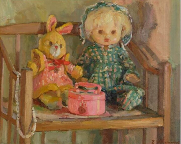 Toy 绘画, 15.8x19.7 in