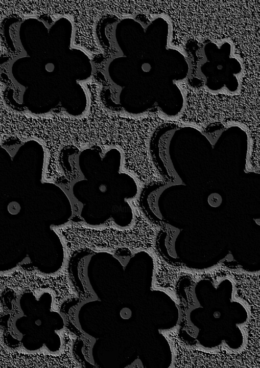 2cf 8(collection fleurs) Digitale Kunst, 17,7x12,6 in