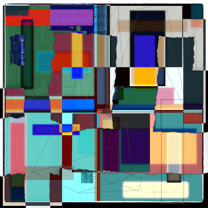 Groundplan III_2 Digital Arts, 31.5x31.5 in