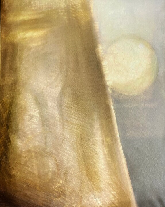 Golden Reverie 绘画, 15.8x11.8 in
