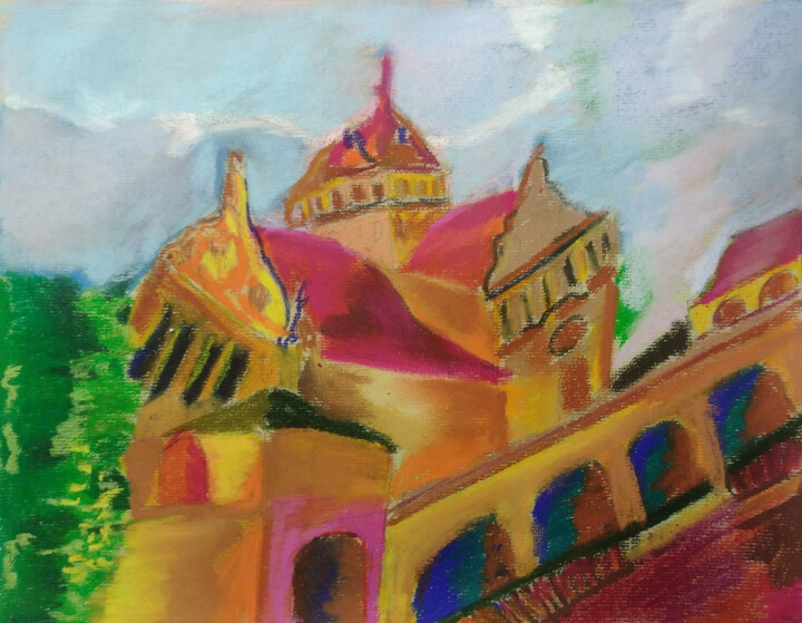 Künstlerhaus am Lehnbachplatz München 绘画, 11.7x16.1 in