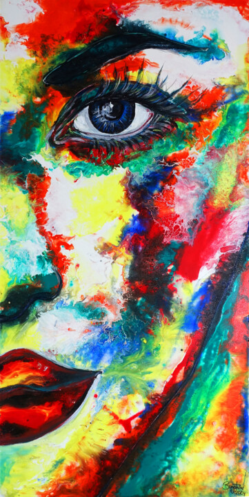 绘画,  39.4x19.7 in 