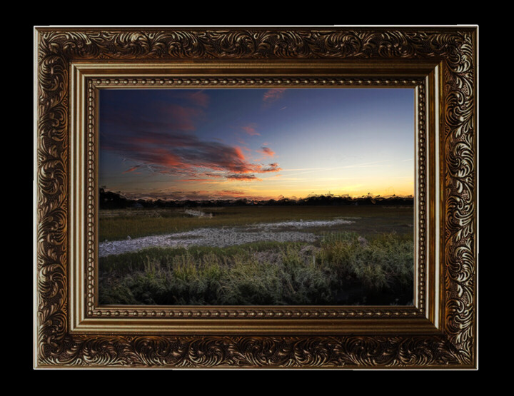 Work presented framed