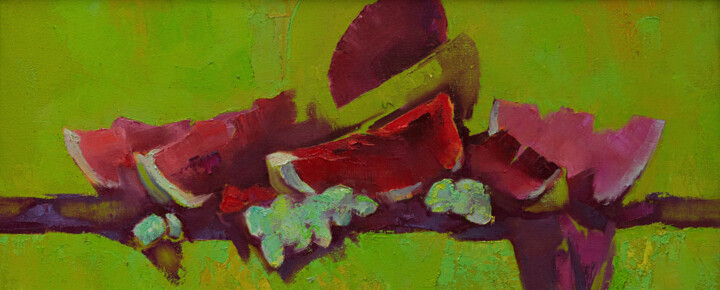 绘画,  14.6x35.4 in 