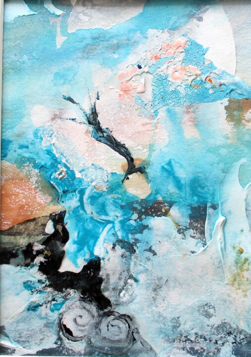 Painting titled "Fragile" by Navema, Original Artwork, Acrylic