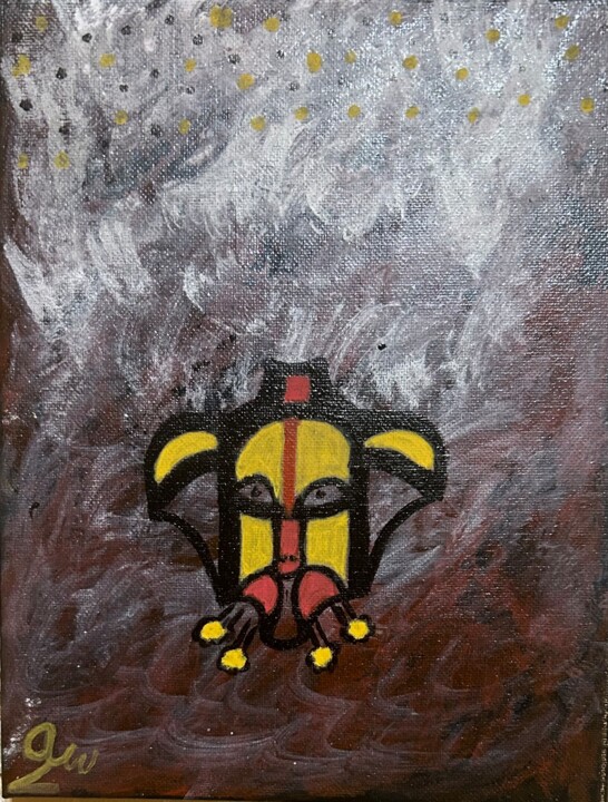 Beyond The Galaxy 绘画, 10x8 in