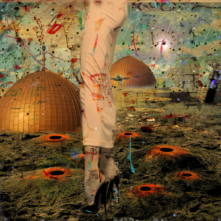 With my feet on the ground 数字艺术, 31.5x31.5 in