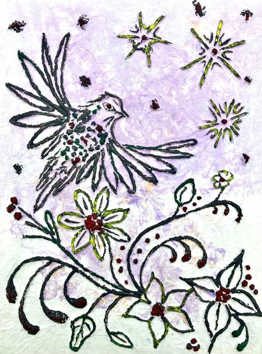 Taking Flight 绘画, 15.8x11.8 in