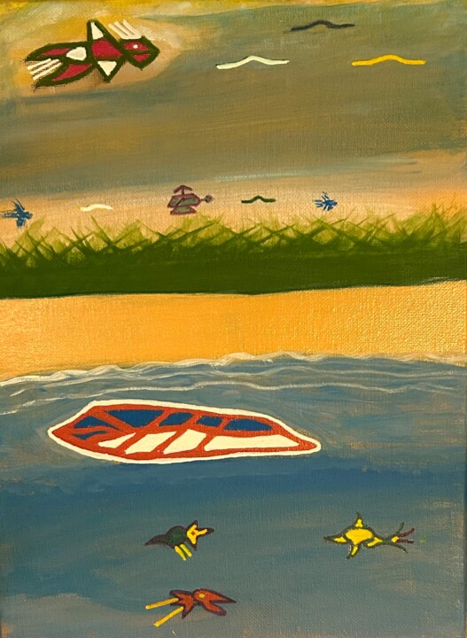 Passion Island 绘画, 10x8 in