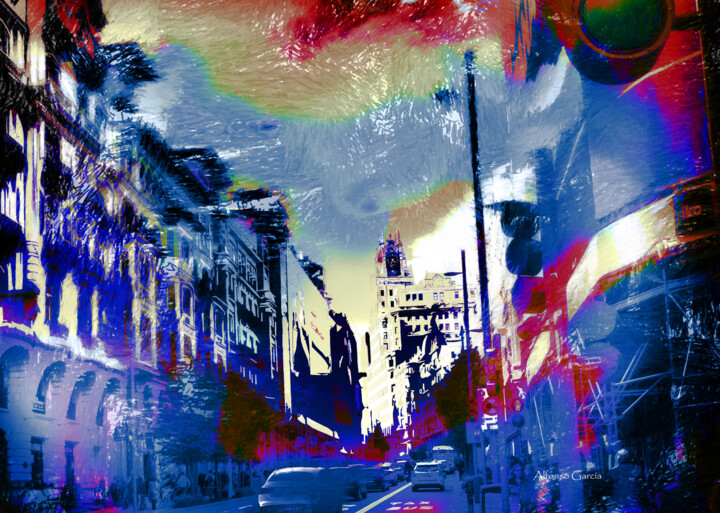 Gran Vía de Madrid 5 数字艺术