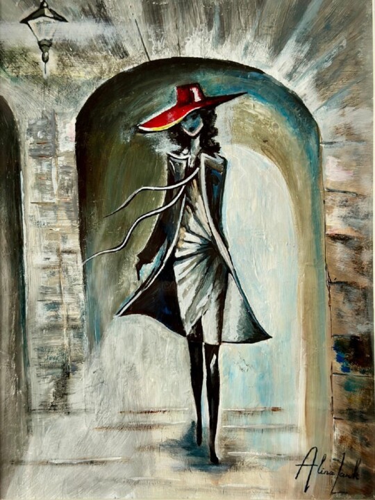 Carrying the light 绘画, 15.8x11.8 in