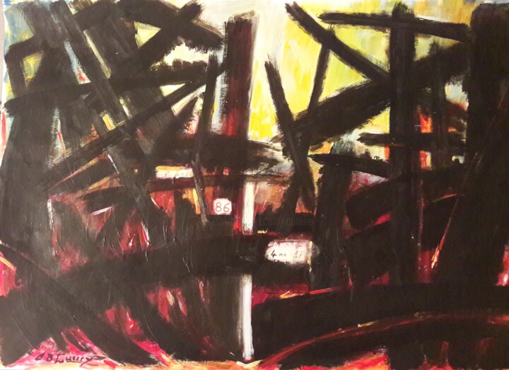 ATTENTAT NICE 绘画, 23.6x33.1 in