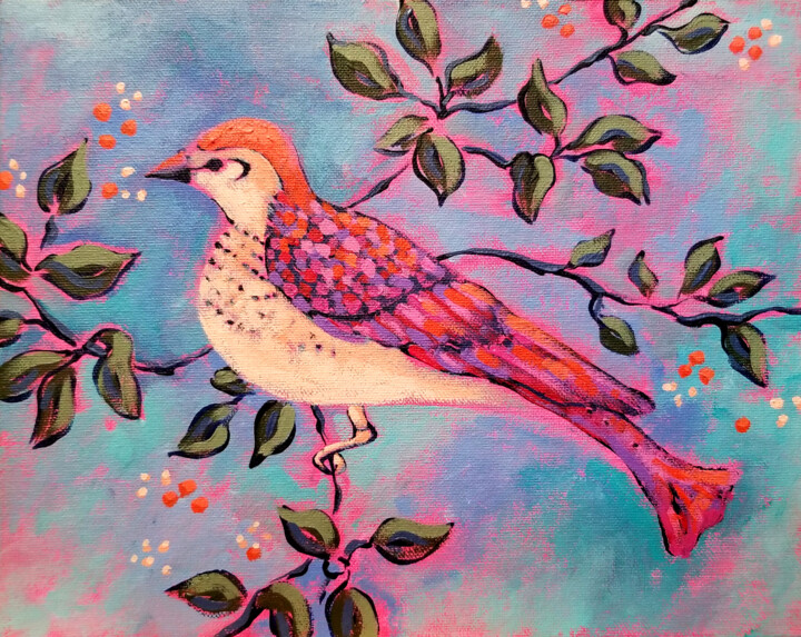 Evening Song 绘画, 8x10 in