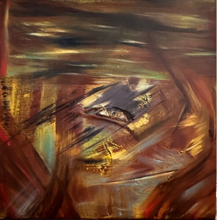 L'oeil du cyclone Tablo, 15,8x15,8 in