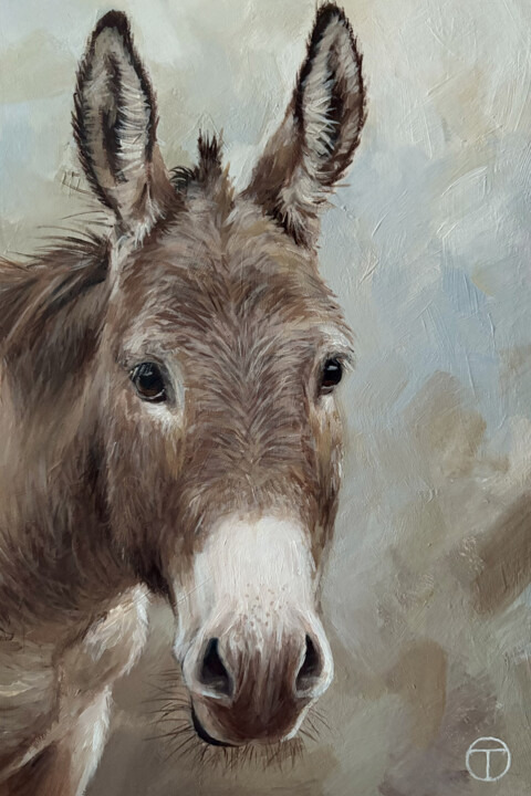 Donkey 6 绘画, 11.8x7.9 in