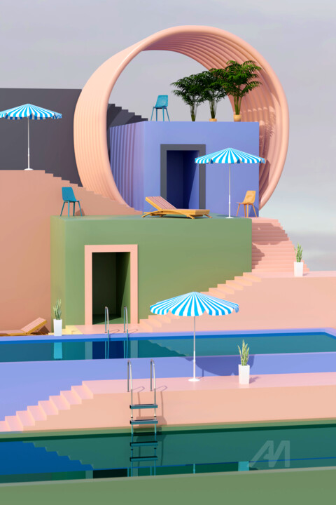 futuristic hotel 001 Digital Arts