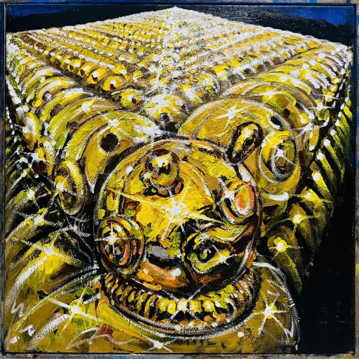 Financial Pyramid 绘画, 31.5x31.5 in