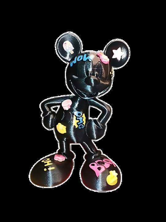 Mr. Dounut Mouse Скульптура, 9,8x6,3 in