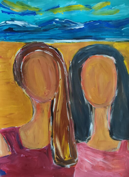 Together we are unbreakable 绘画, 25.6x19.7 in