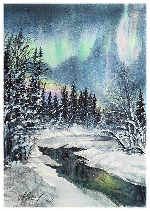绘画,  11.7x8.3 in 