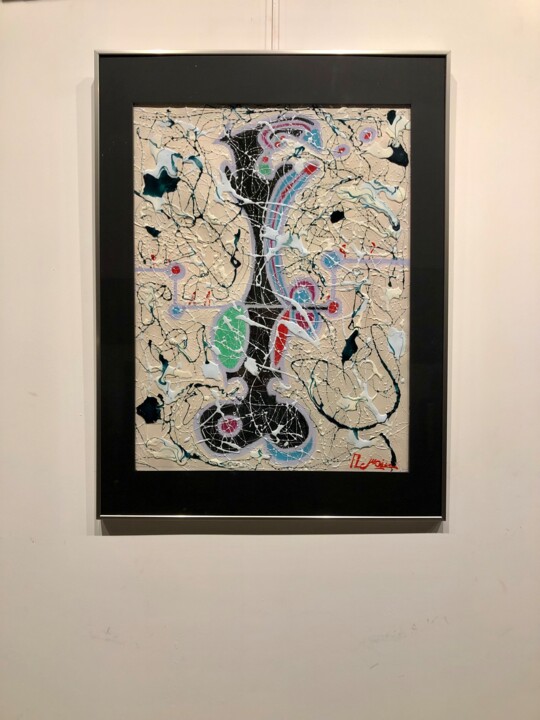 绘画 标题为“Léger voyage” 由Fabien Lemoine, 原创艺术品, 粉彩 安装在木板上