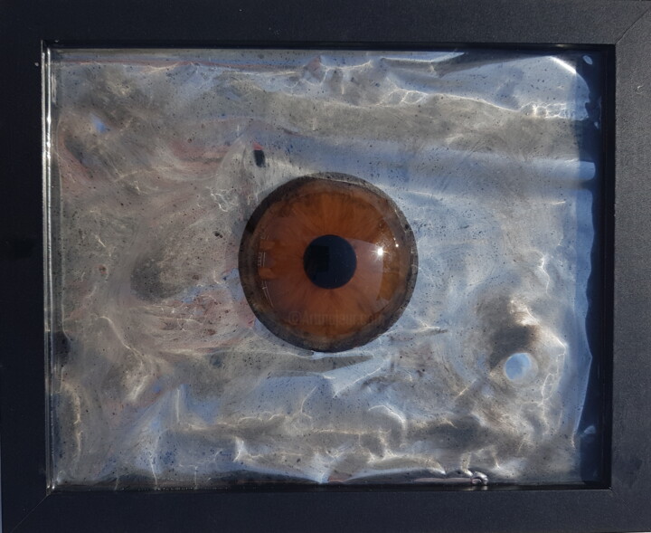 Sculpture titled "variation" by Baptiste P-L, Original Artwork, Resin Mounted on Wood Panel