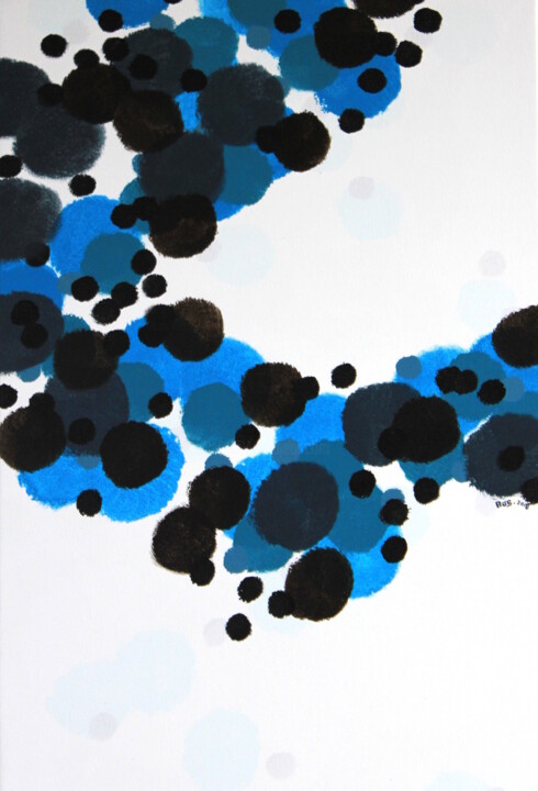 Peinture intitulée "Fuyu" par Bus, Œuvre d'art originale, Acrylique Monté sur Châssis en bois