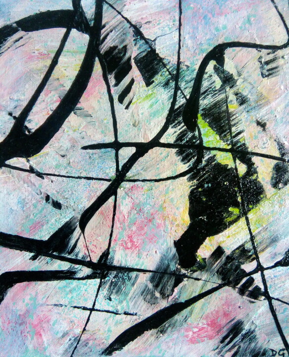 Painting titled "Stalis - Abstractio…" by Davidian Gotis Abstraction Abstraite, Original Artwork, Acrylic