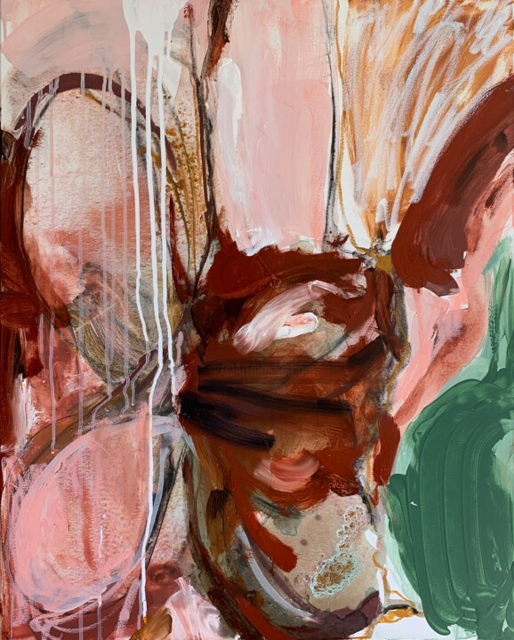 Dance of Matter 绘画, 29.9x23.6 in