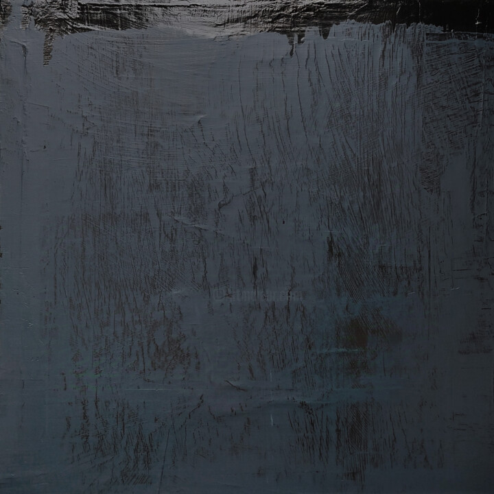 绘画 标题为“JUST GREY” 由Anne Girault Bardaud, 原创艺术品, 丙烯 安装在木质担架架上