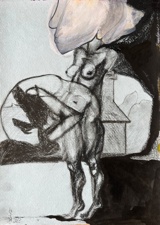 J189654+9/-/87+*- / Erotic 12: dark version {$M} 图画, 16.5x11.4 in