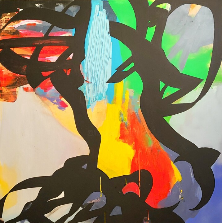 绘画,  39.4x39.4 in 
