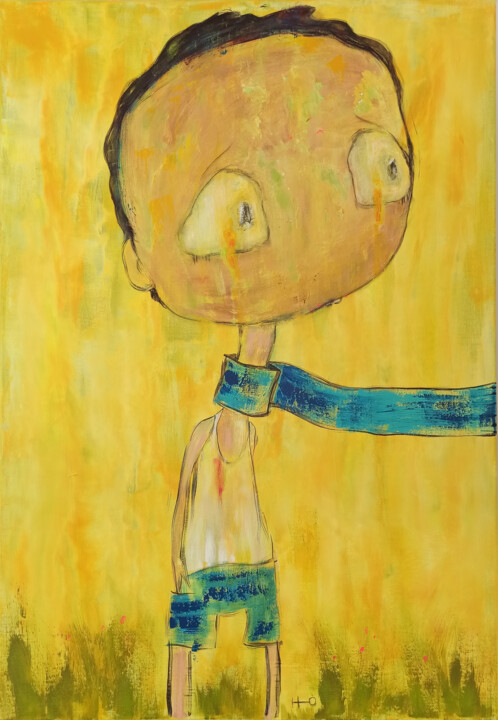 Corazón en extinción Tablo, 39,4x27,6 in