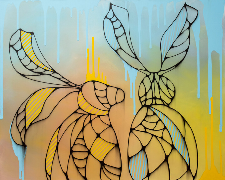 He and she 绘画, 31.5x39.4 in