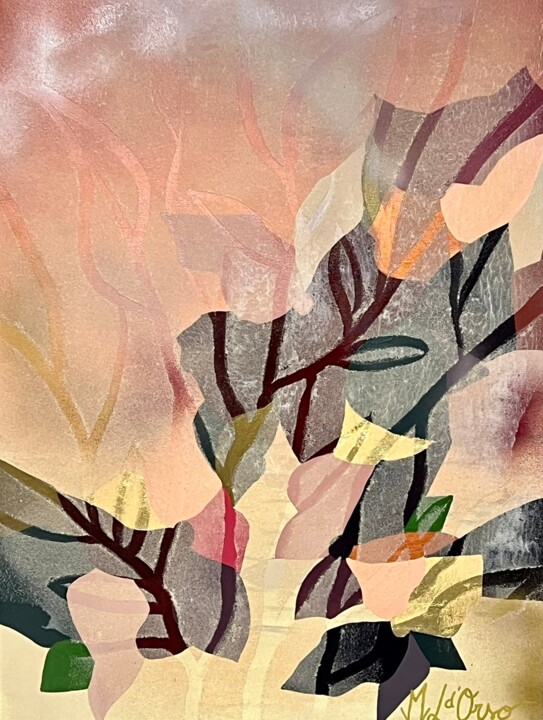 Summer Garden 绘画, 31.5x23.6 in