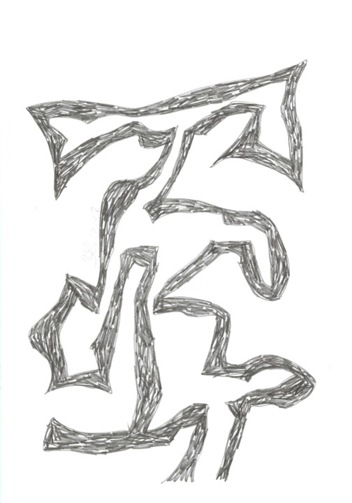 Dessein 2008-85 그림, 8.3x5.5 in